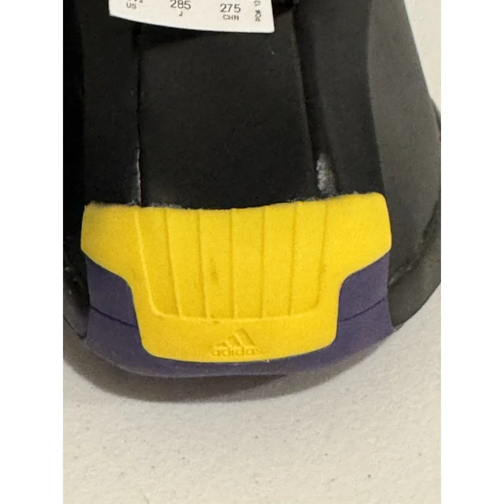 Adidas Crazy 1 Kobe Bryant Black Yellow Basketball Shoes FZ6208 Mens 10.5
